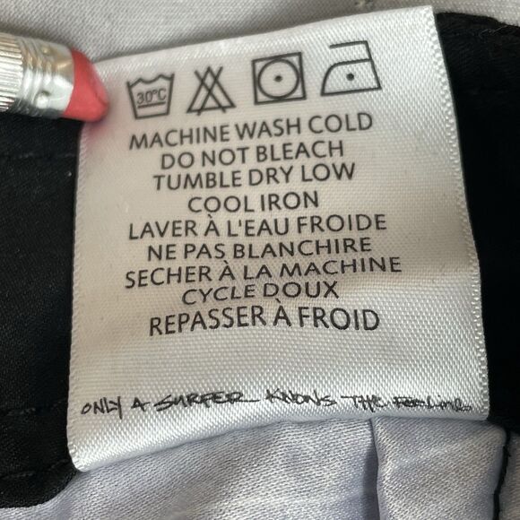 Billabong Swim Trunks Board Shorts Men’s 38 Black White Striped Skater Grunge - Picture 6 of 16